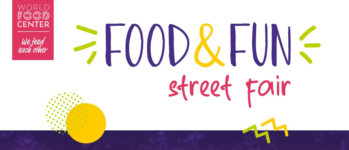 banner: logo WFC en tekst "Food & Fun street fair"
